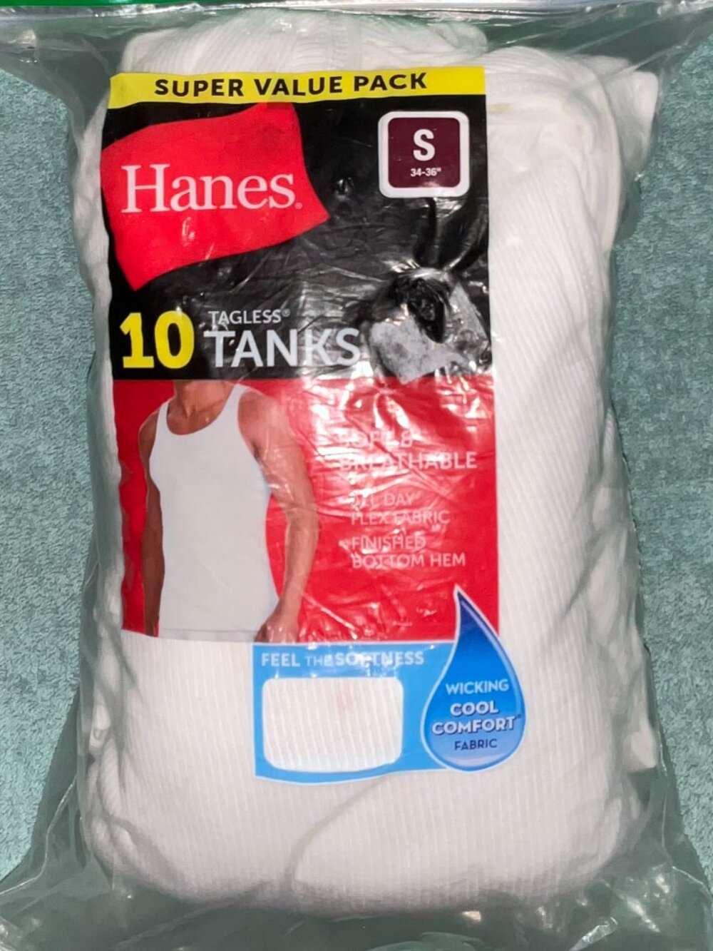 Men's Hanes Tagless Tanks - White